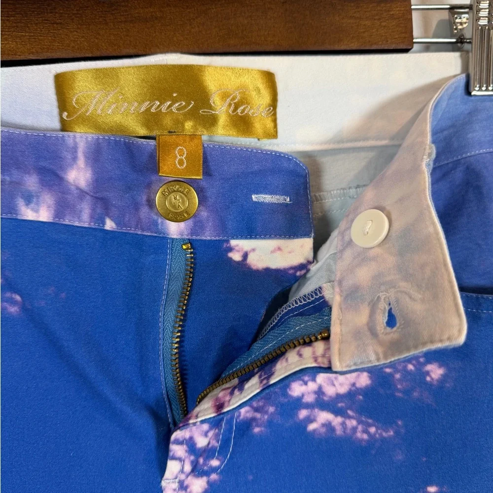 Minnie Rose Blue and Purple Tie-Dye Pants(Sky Print) - Picture 3 of 10